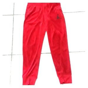 12 years old boys red jogger